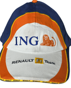 Vintage ING Renault F1 Team Racing Cap – One Size - Funkify