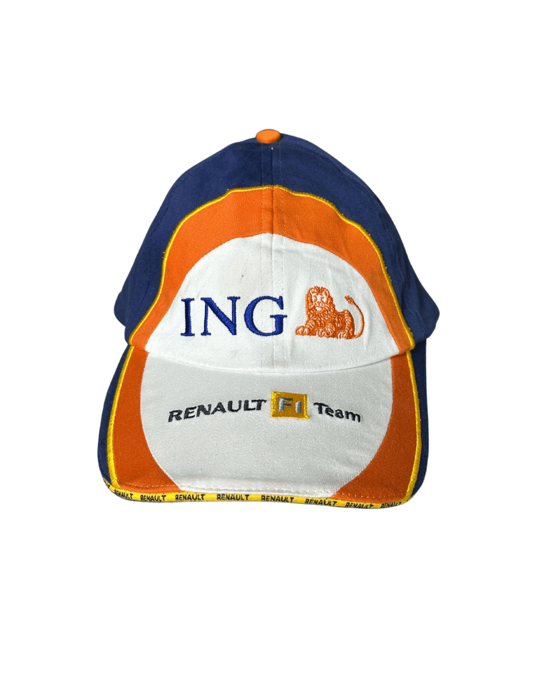 Vintage ING Renault F1 Team Racing Cap – One Size - Funkify