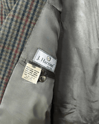 Vintage J. Harrison Checkered Wool Blazer - Made in Italy 54 - Funkify