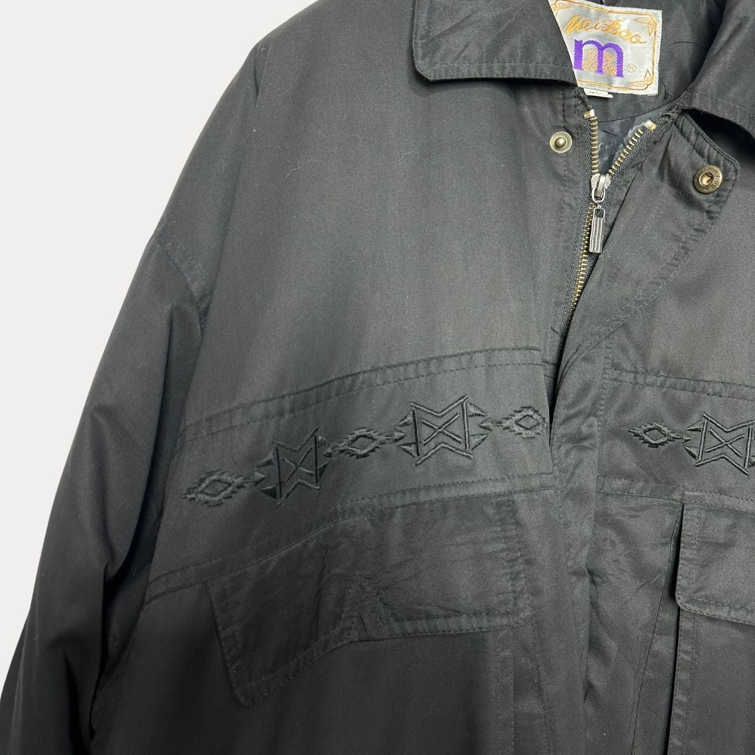 Vintage Jacket with Embroidery Detailing 2XL - Funkify