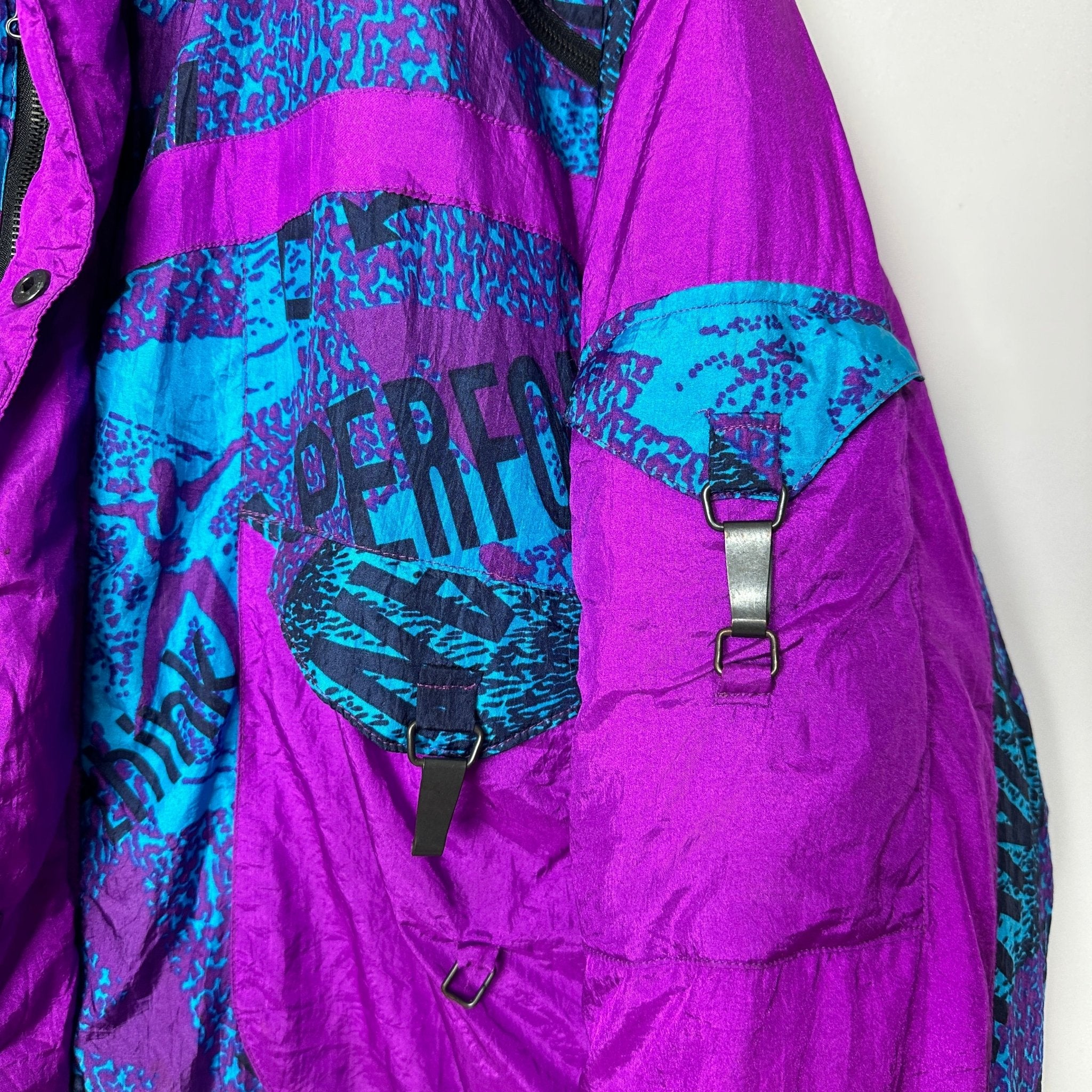Vintage Jacket with Foldable Hood XL - Funkify