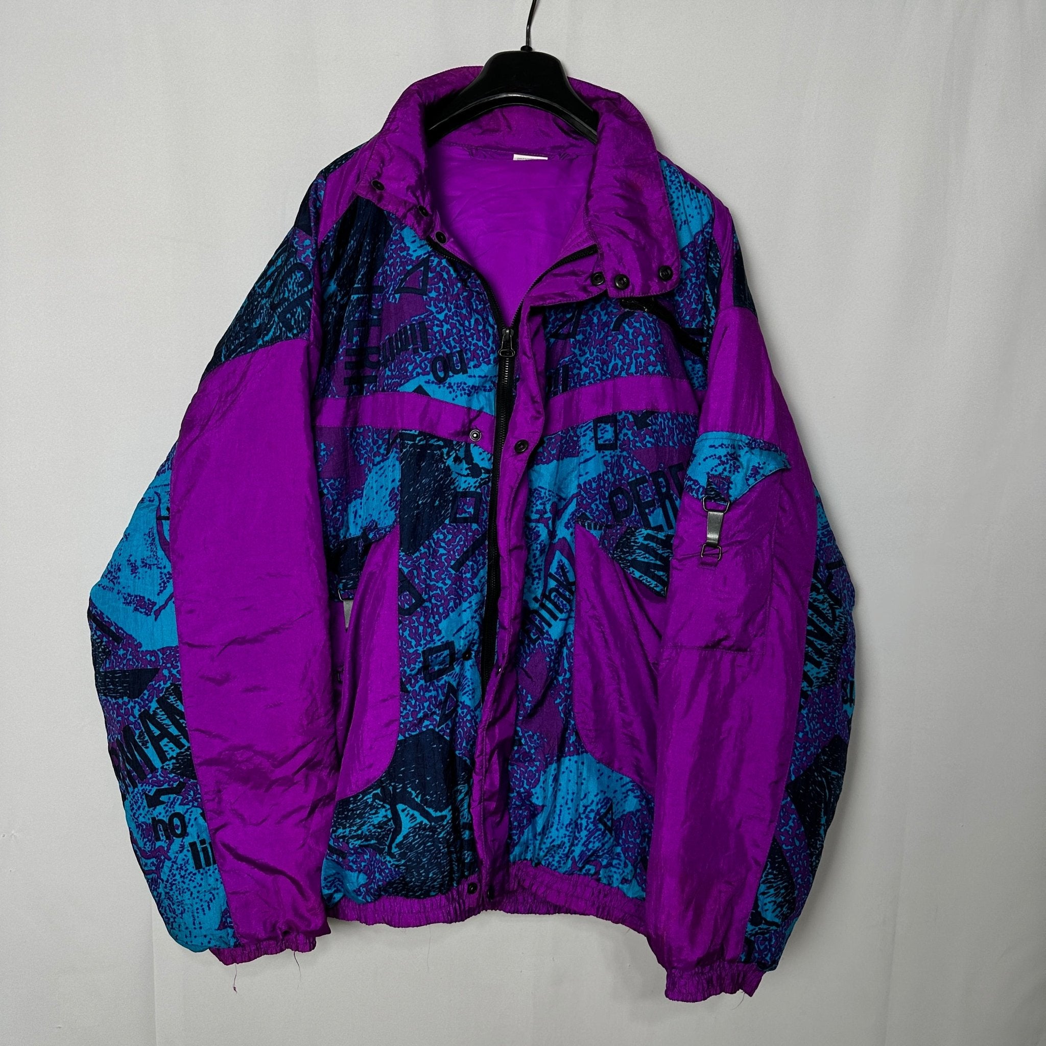 Vintage Jacket with Foldable Hood XL - Funkify
