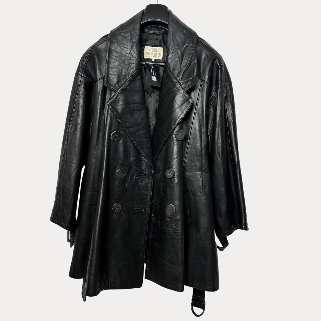 Vintage Jane Norris Genuine Leather Women's Coat - Funkify