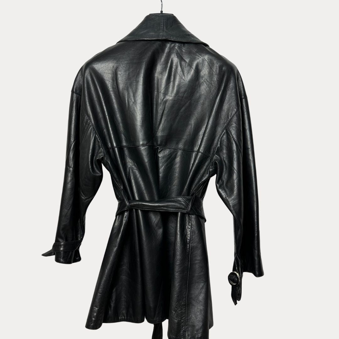 Vintage Jane Norris Genuine Leather Women's Coat - Funkify