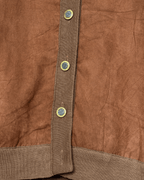 Vintage Janine Pauporte Women's Suede Jacket - Funkify