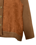 Vintage Janine Pauporte Women's Suede Jacket - Funkify