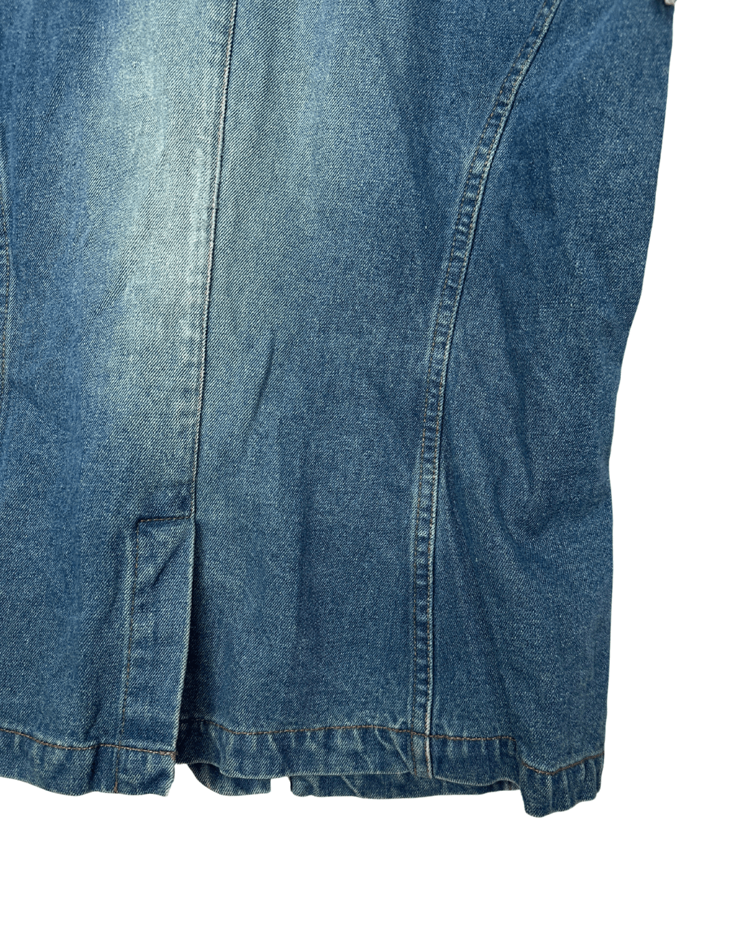 Vintage John F. Gee Women's Denim Vest Small - Funkify