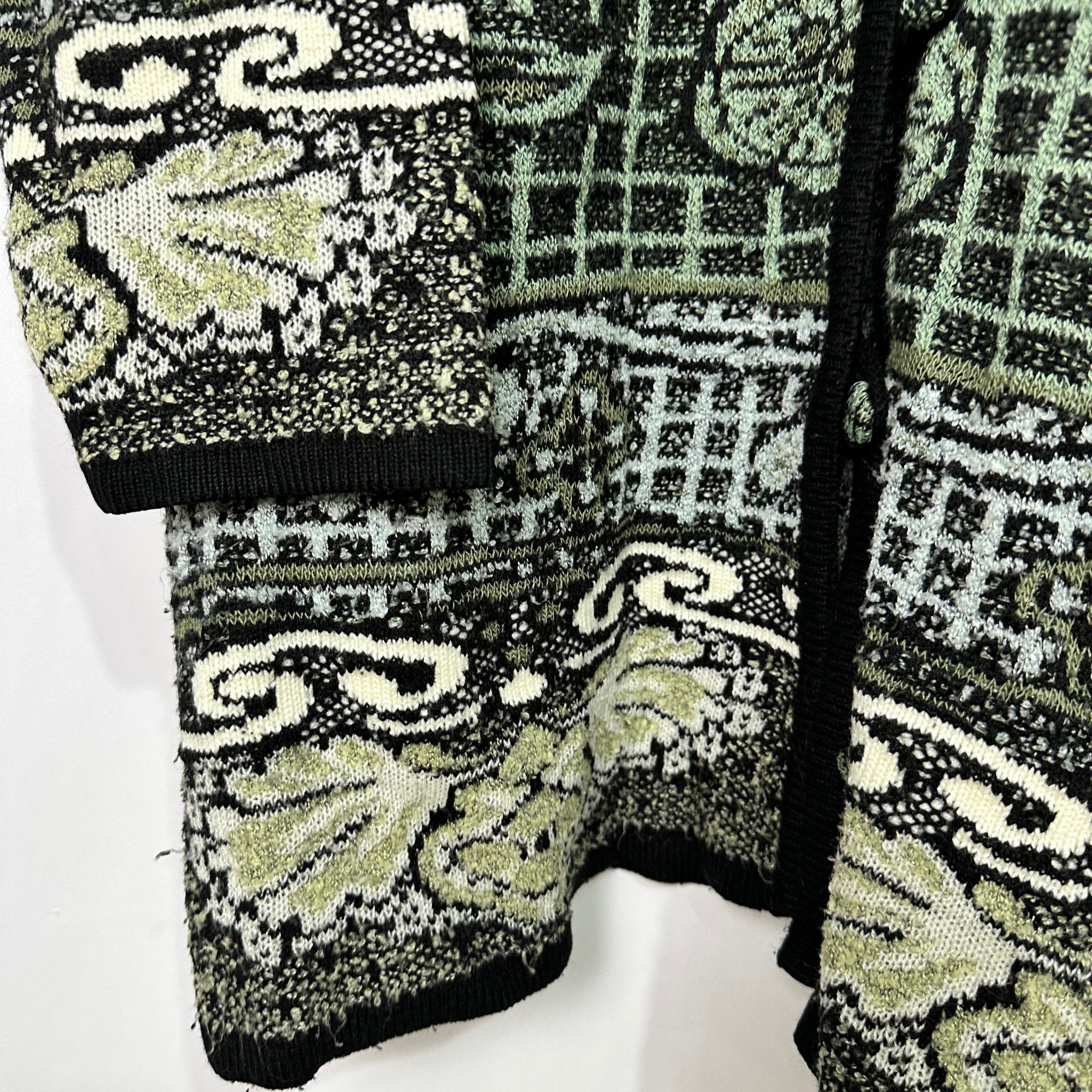 Vintage Knit Cardigan Large - Funkify