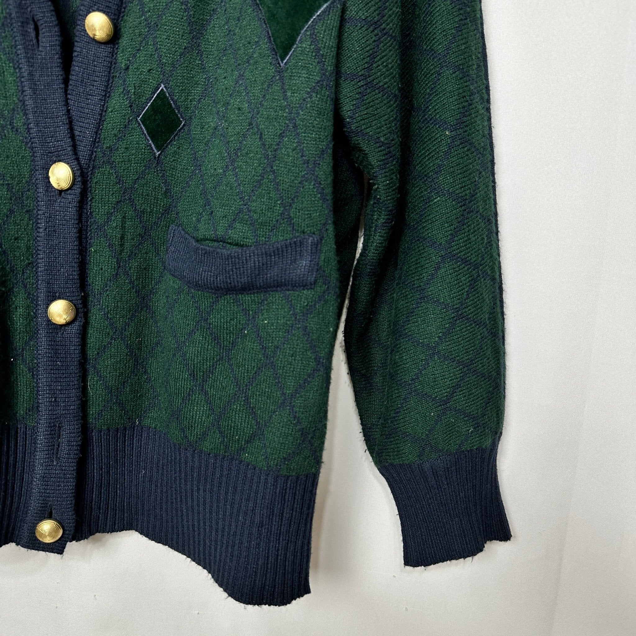 Vintage Knit Cardigan Large - Funkify