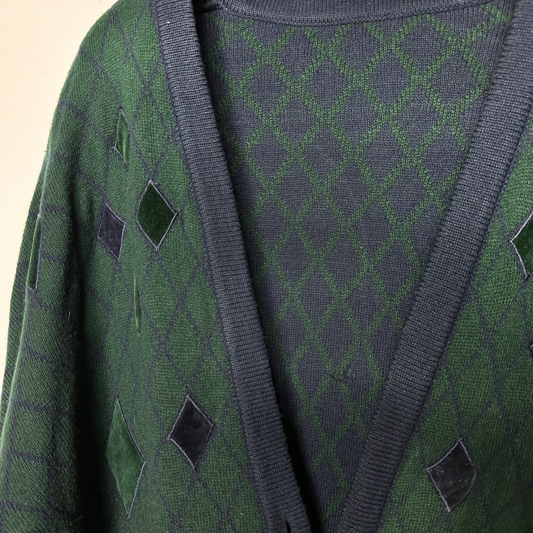 Vintage Knit Cardigan Large - Funkify