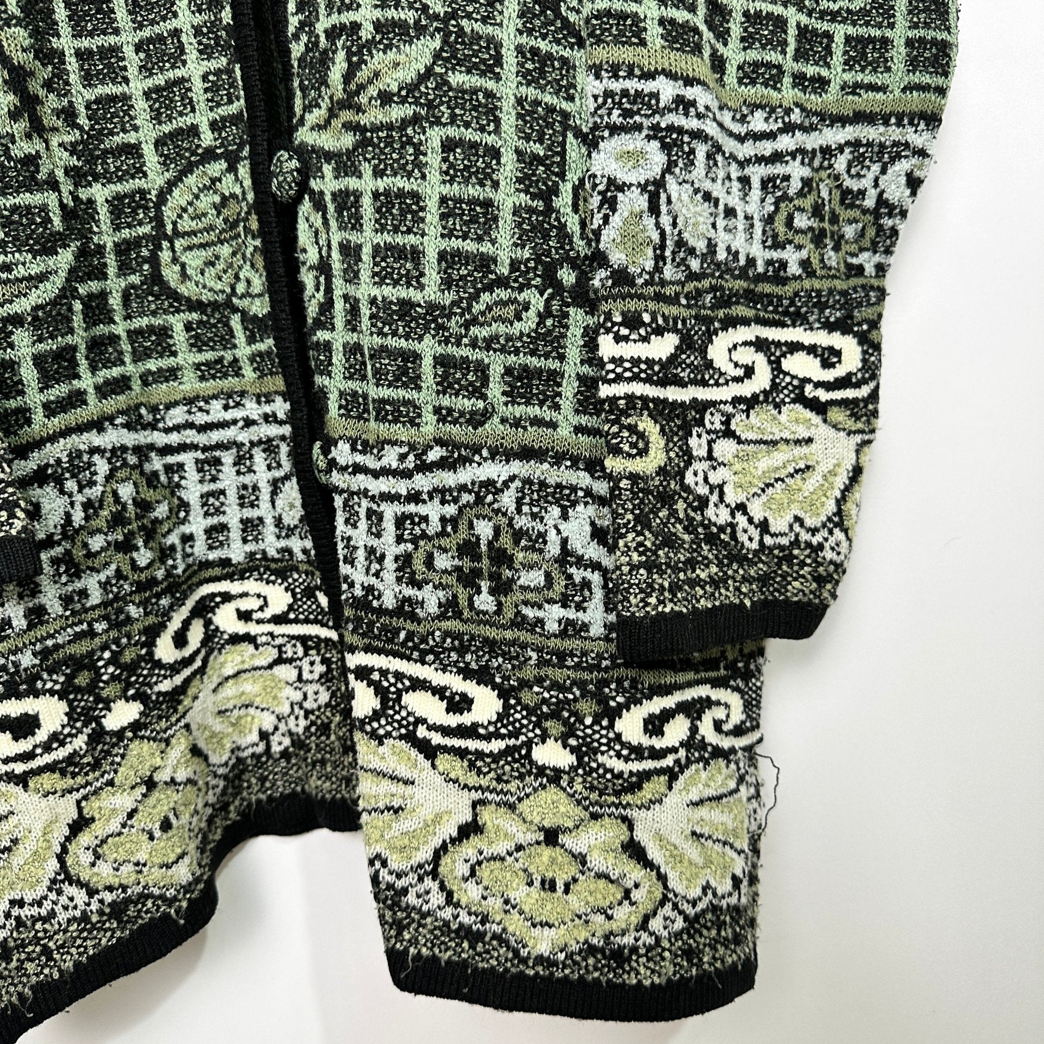 Vintage Knit Cardigan Large - Funkify