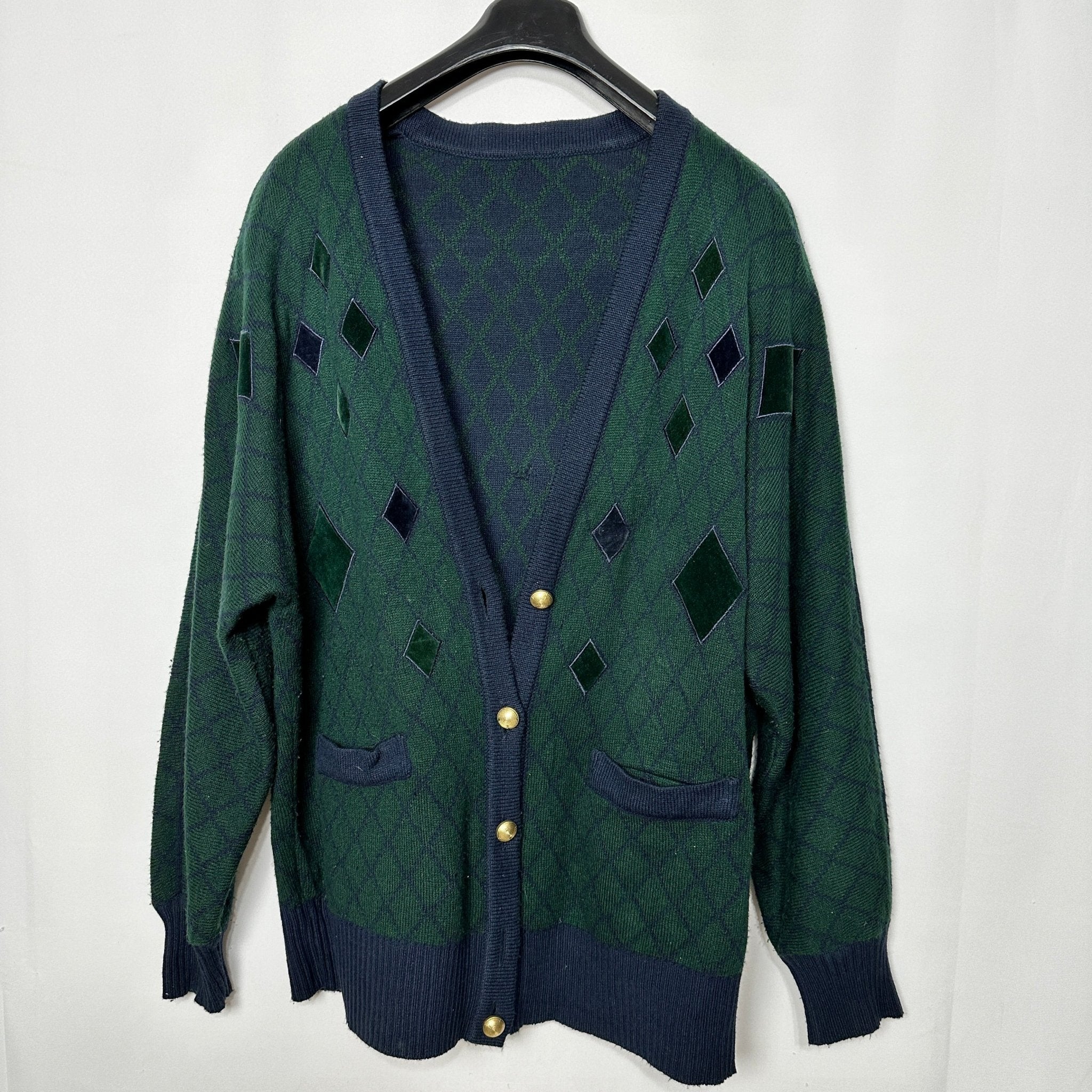 Vintage Knit Cardigan Large - Funkify