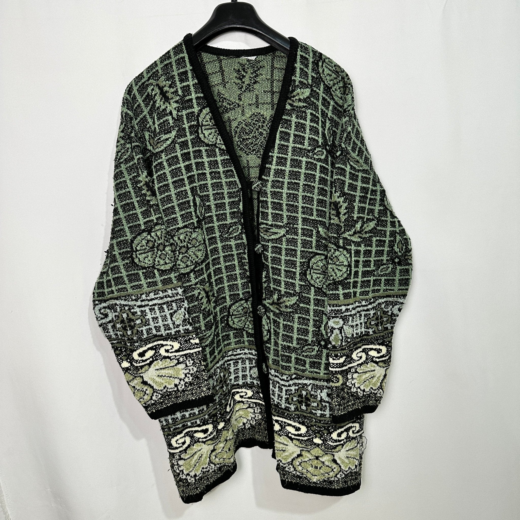 Vintage Knit Cardigan Large - Funkify