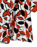 Vintage Leaf Pattern Women's Shirt - Funkify