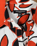 Vintage Leaf Pattern Women's Shirt - Funkify