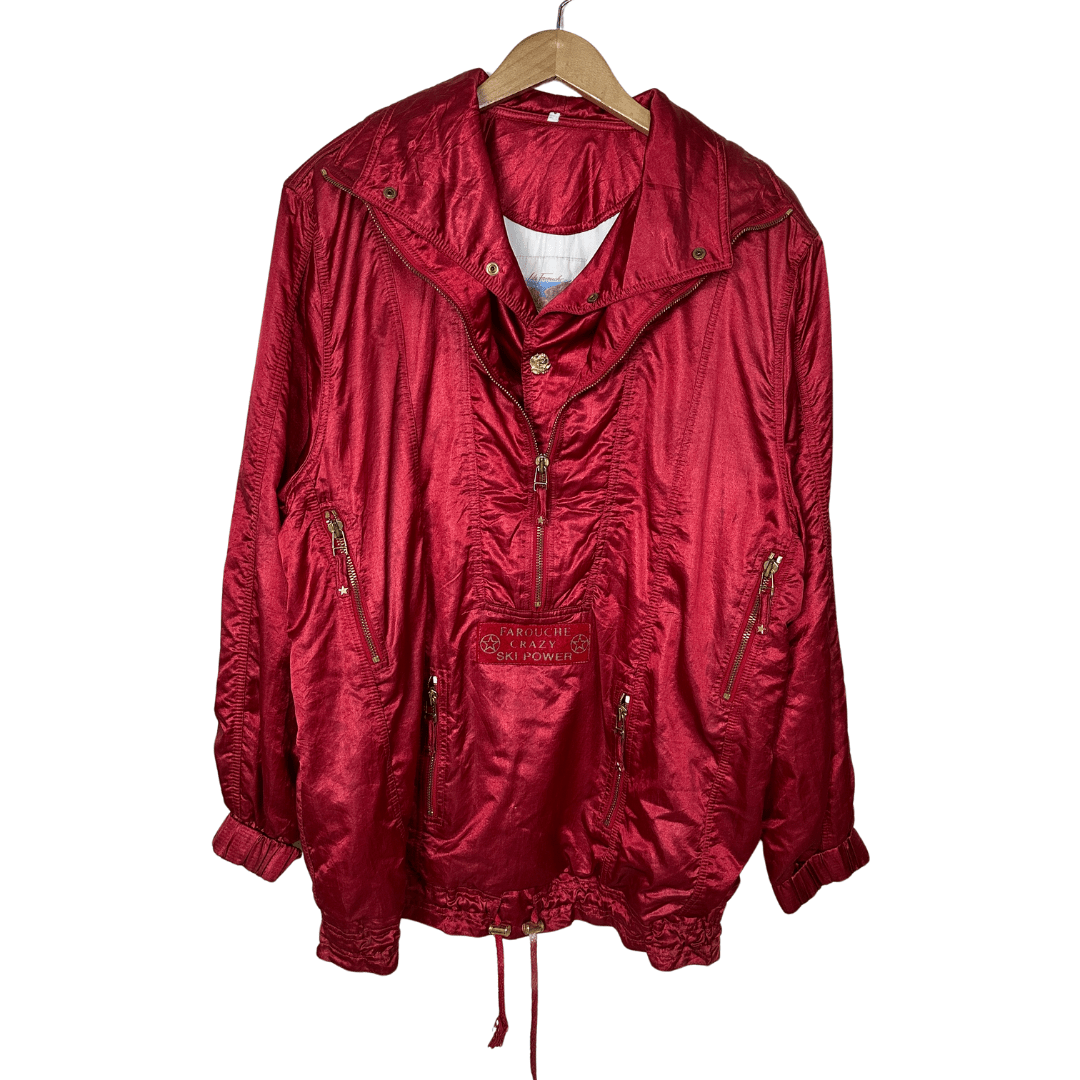 Vintage Lily Farouche Satin Jacket 2XL - Funkify