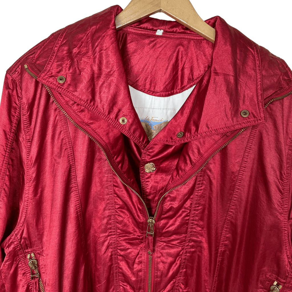 Vintage Lily Farouche Satin Jacket 2XL - Funkify