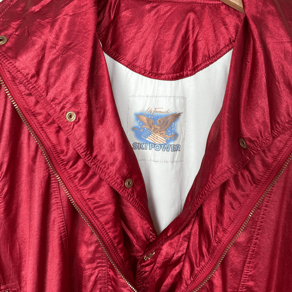Vintage Lily Farouche Satin Jacket 2XL - Funkify
