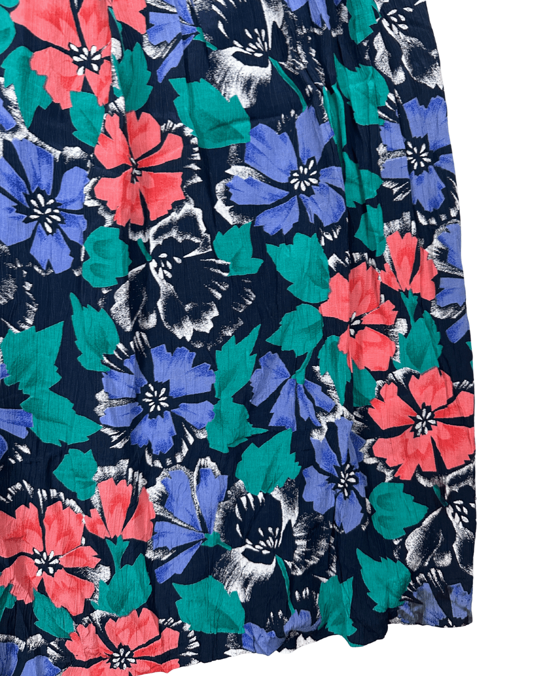 Vintage Lined Floral Skirt - Funkify
