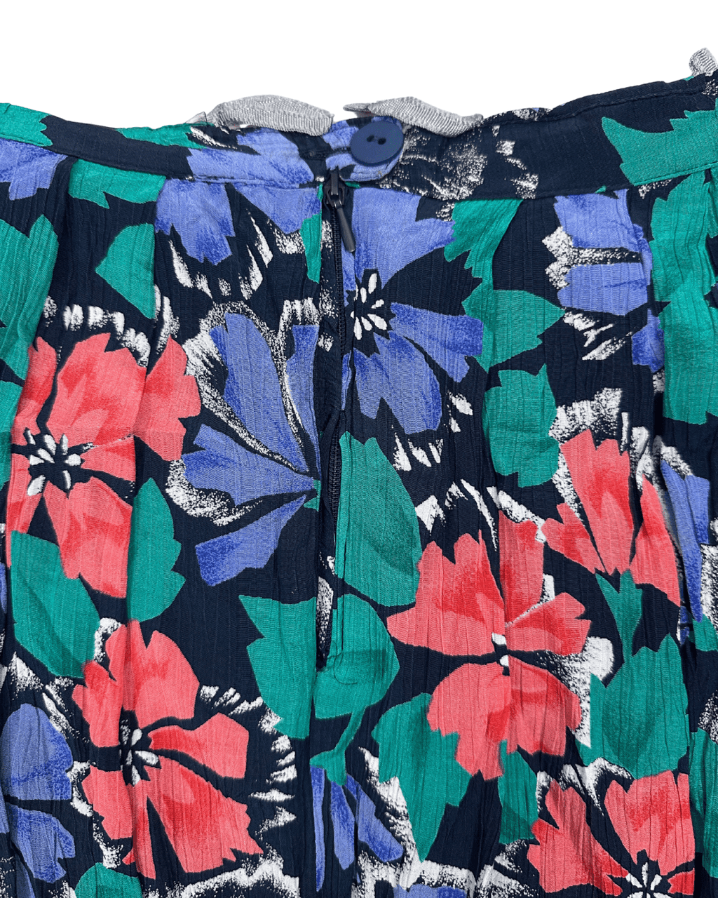 Vintage Lined Floral Skirt - Funkify