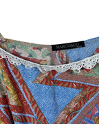 Vintage Marco & Co Cold Shoulder Boho Jumpsuit - Funkify