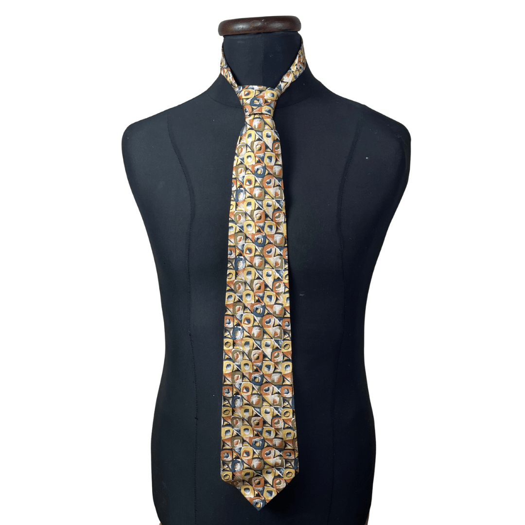 Vintage Marco Douah Silk Necktie 10 cm - Funkify