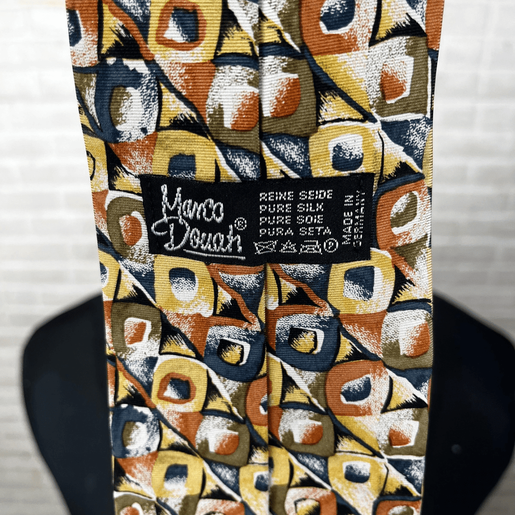 Vintage Marco Douah Silk Necktie 10 cm - Funkify