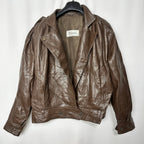 Vintage Marina Vera Pelle Genuine Leather Jacket Large - Funkify