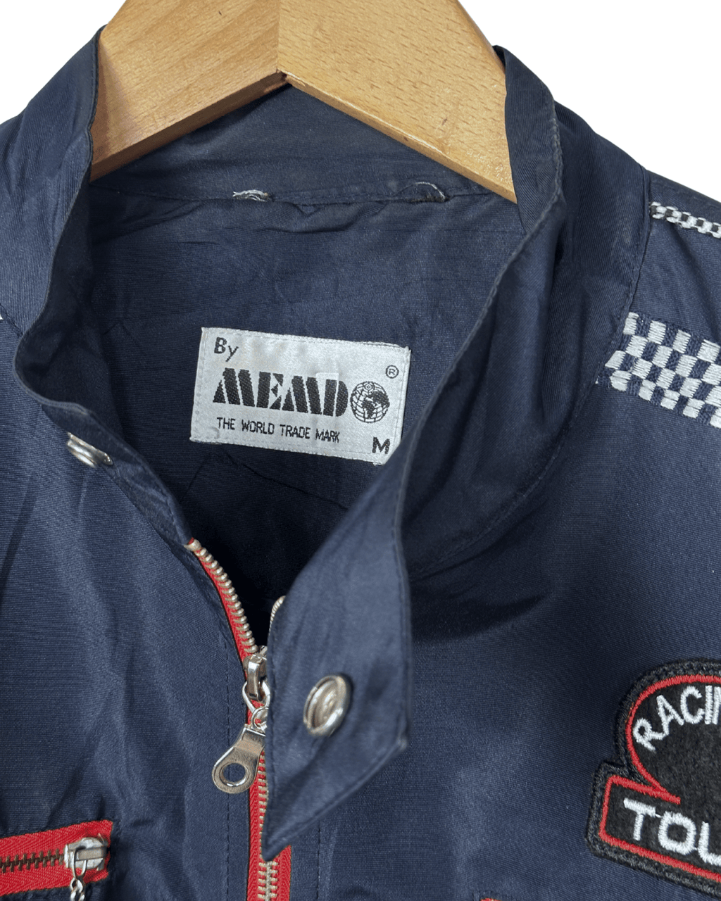 Vintage MEMD Gran Prix Motif Racing Jacket Large - Funkify