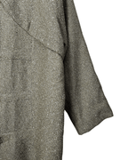Vintage Metallic Woven Women's Evening Jacket – Hook Closure - Funkify