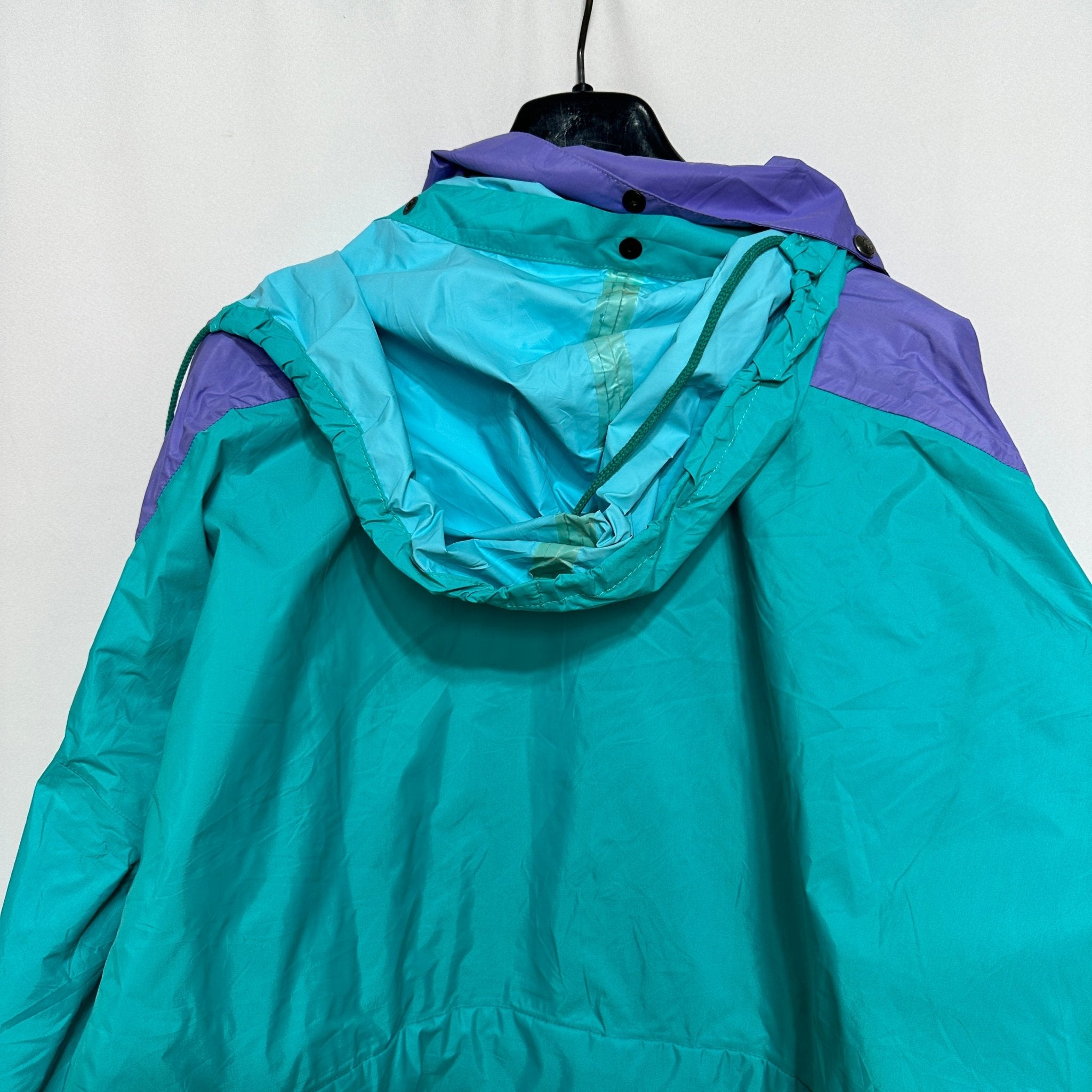 Vintage Micropor Shell Jacket with Foldable Hood XL - Funkify