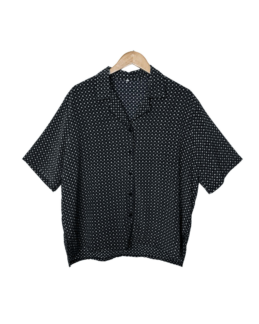 Vintage Mini Medallion Pattern Shirt XL - Funkify