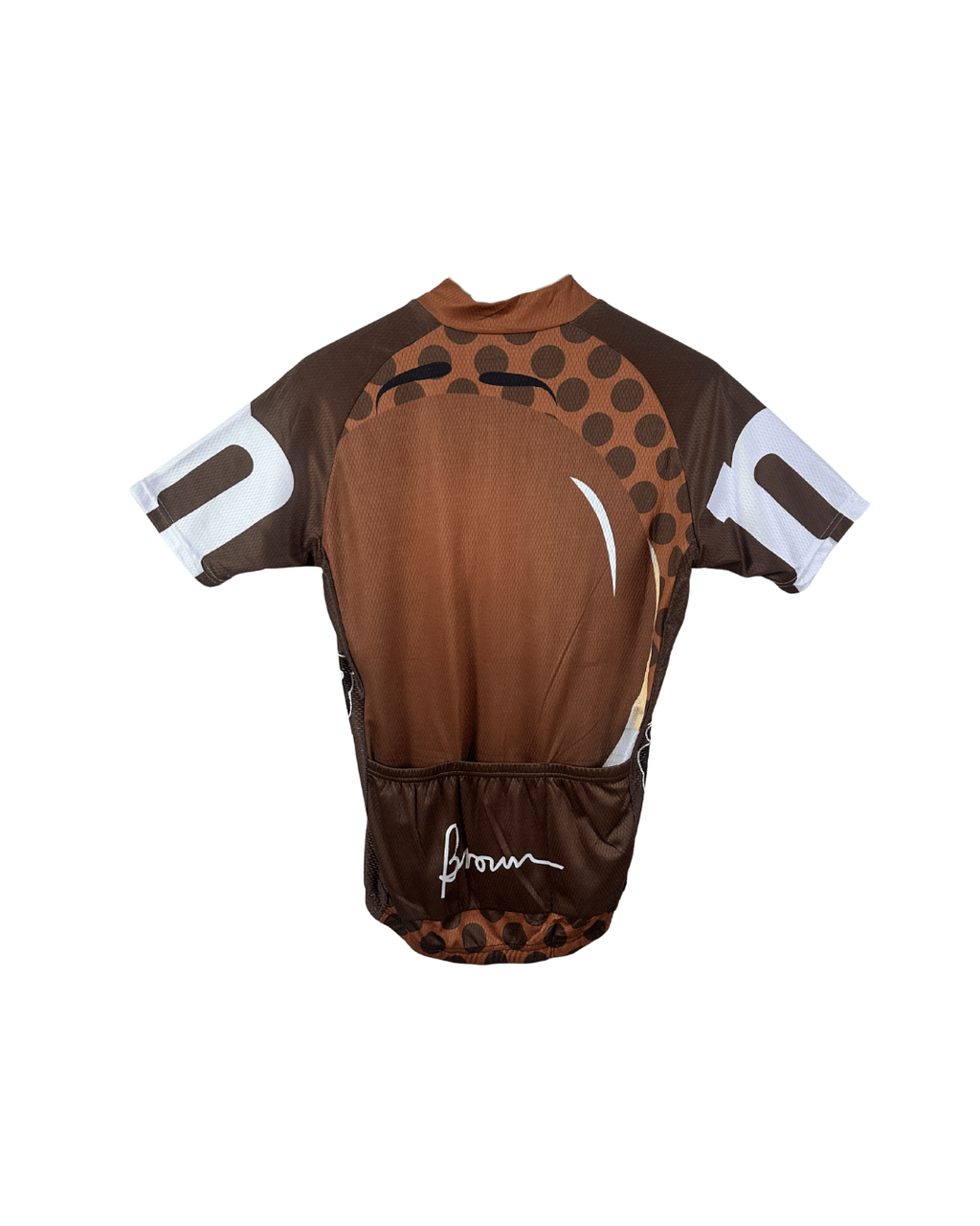 Vintage M&M’s Brown Cycling Jersey - Large - Funkify