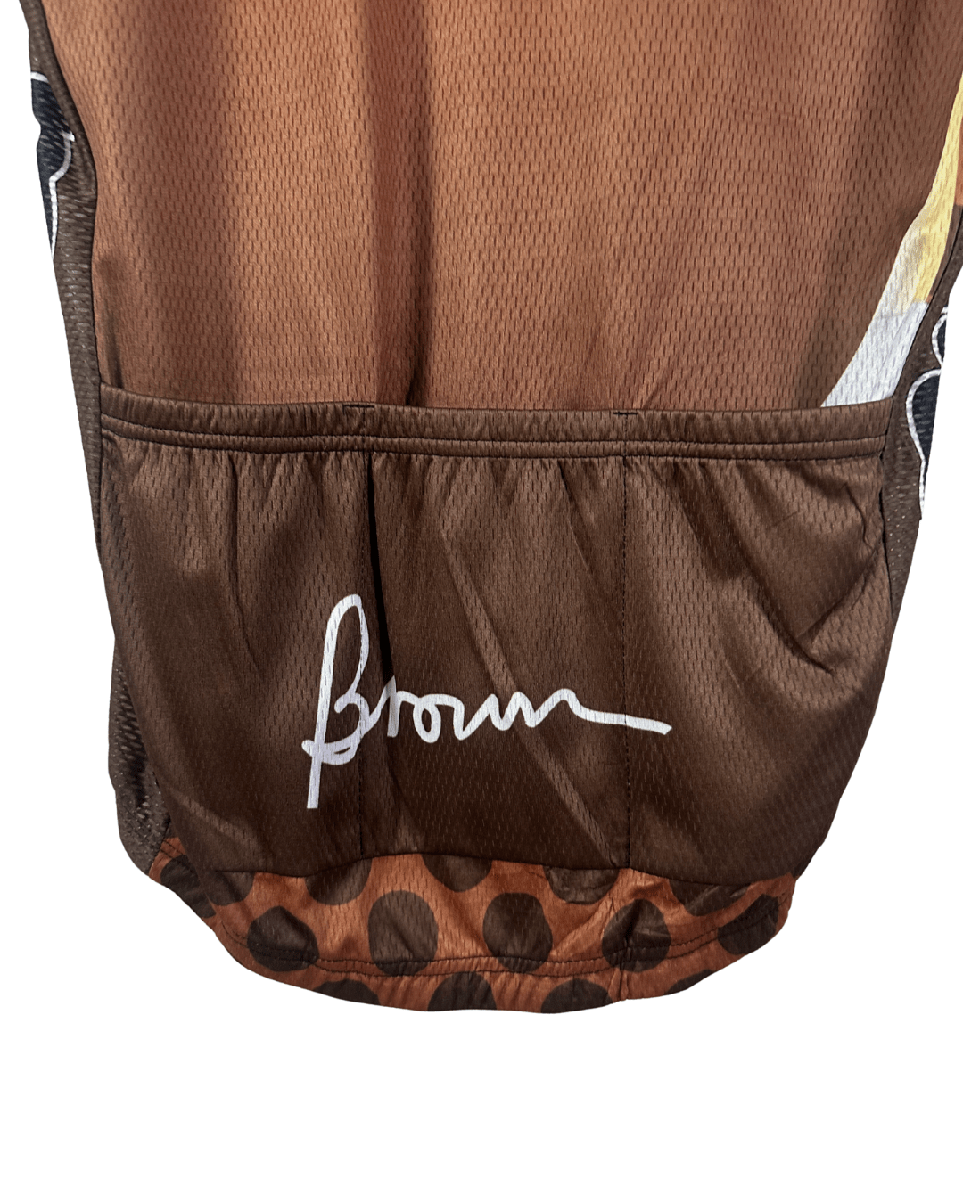 Vintage M&M’s Brown Cycling Jersey - Large - Funkify