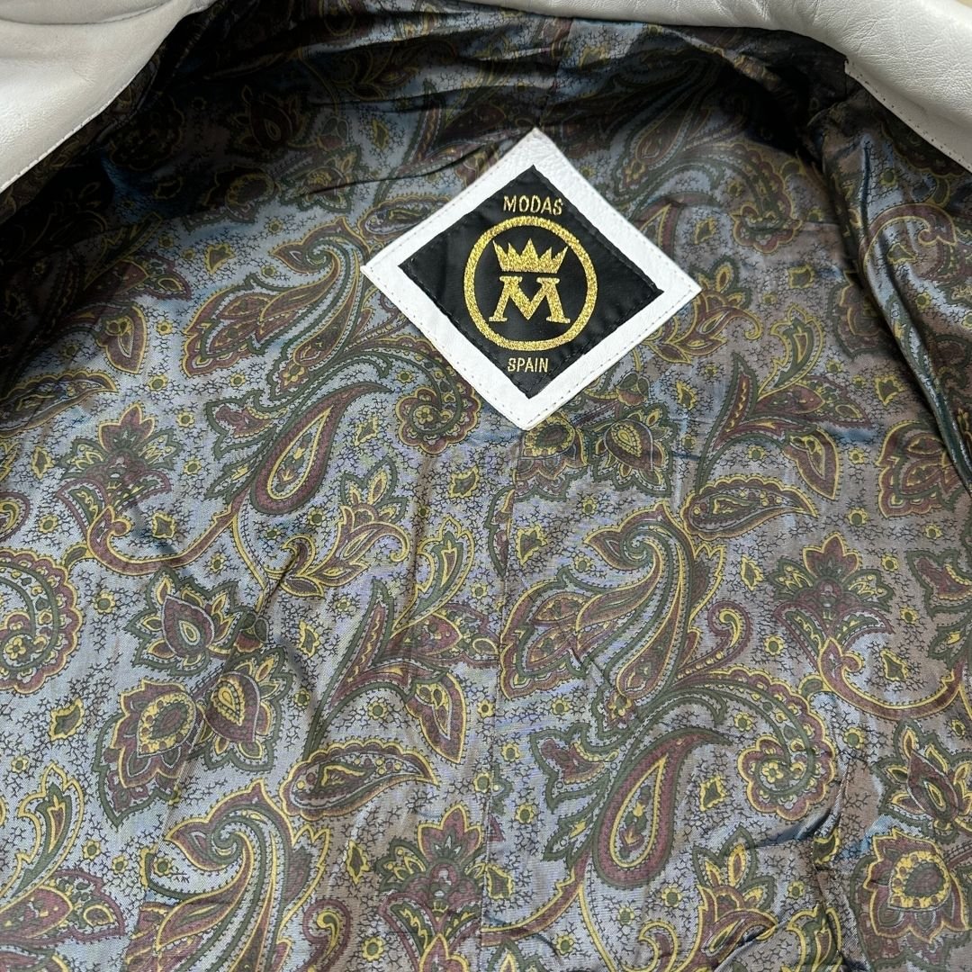 Vintage Modas Spain Genuine Leather Jacket XL - Funkify