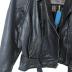 Vintage MQp Genuine Leather Jacket Medium - Funkify