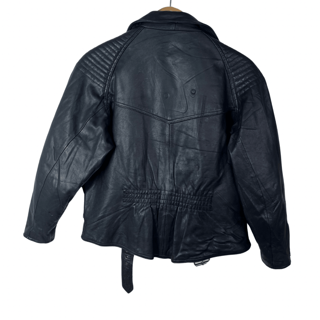 Vintage MQp Genuine Leather Jacket Medium - Funkify