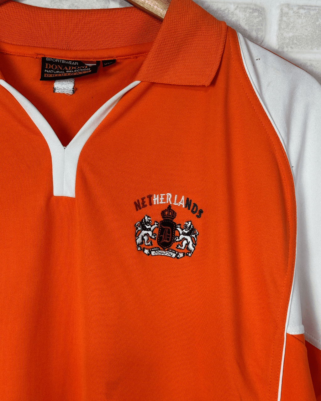 Vintage Netherlands Football Polo 2XL - Funkify