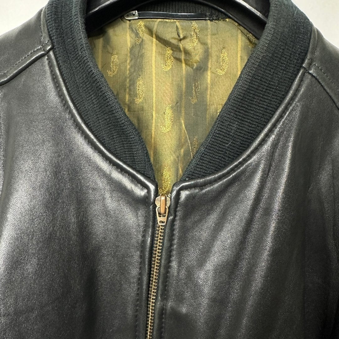 Vintage New Fast Genuine Leather Jacket Large - Funkify