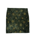 Vintage Noppies Nature Velvet Sunburst Knee - Length Skirt - Funkify