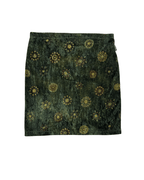 Vintage Noppies Nature Velvet Sunburst Knee - Length Skirt - Funkify