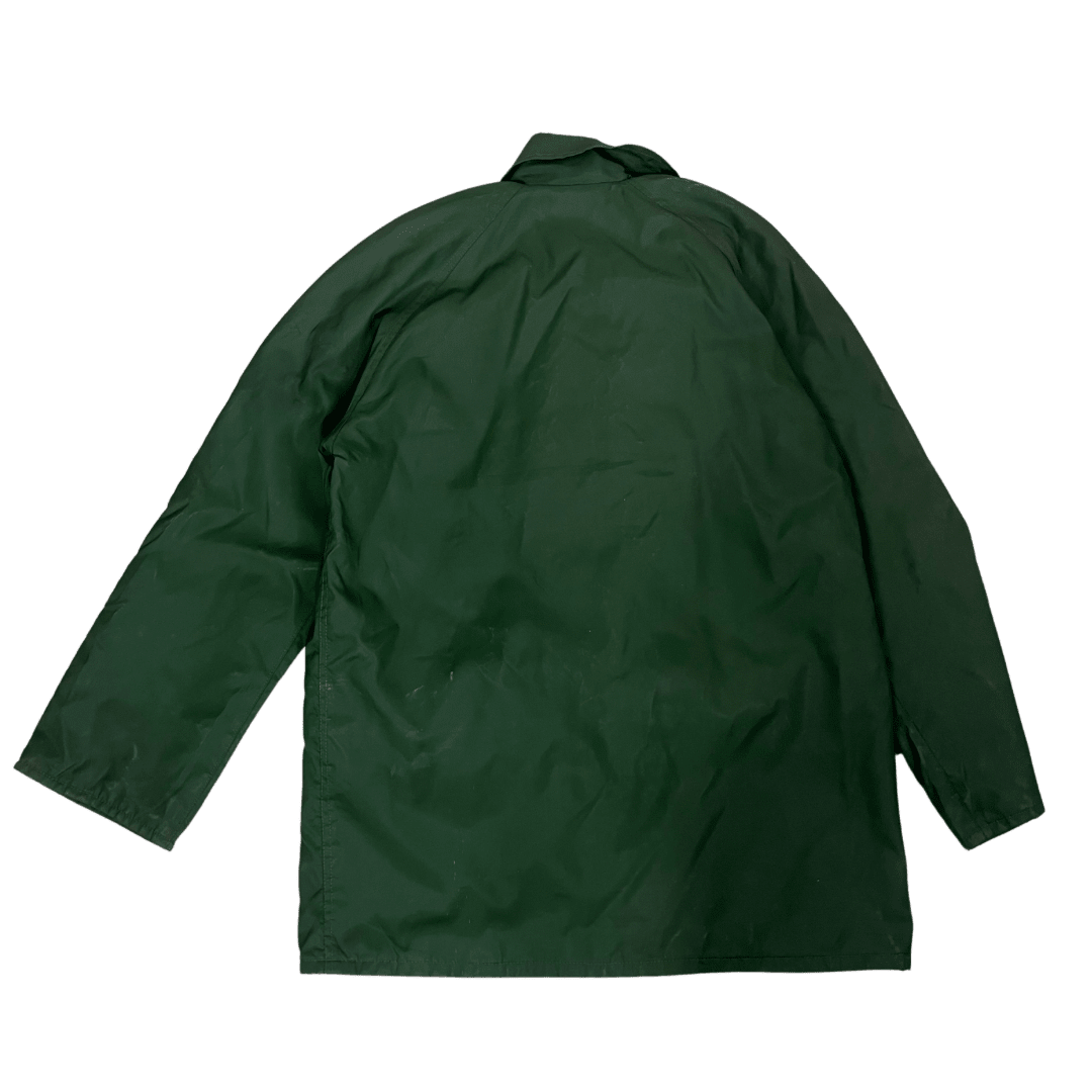 Vintage Olive Green Long Jacket Large - Funkify