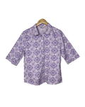 Vintage Ornate Tile Pattern Shirt Medium - Funkify