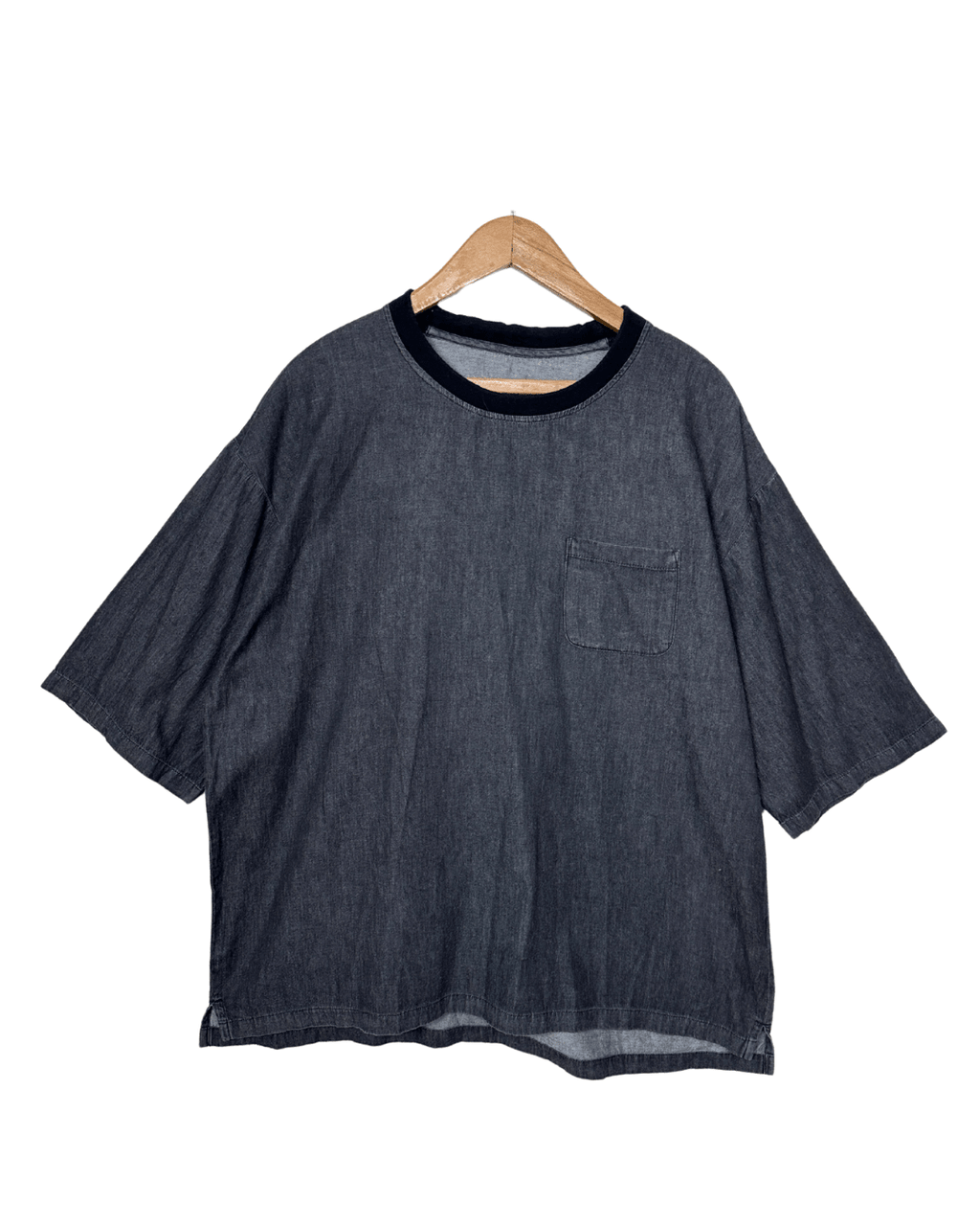 Vintage Oversized Denim T-Shirt Large - Funkify