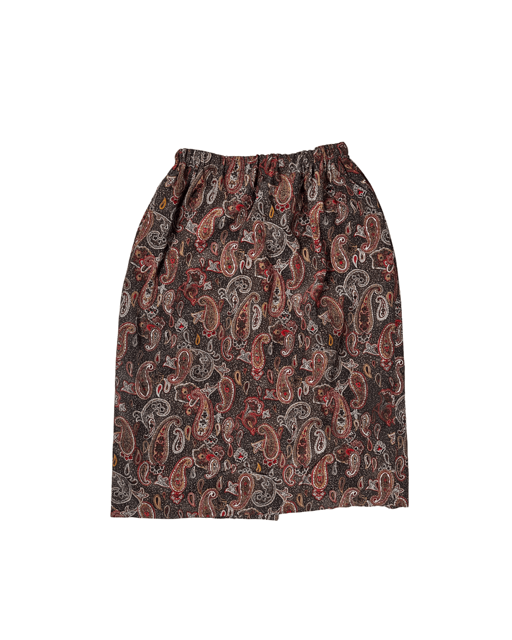 Vintage Paisley Print Lined Flowy Fit Skirt - Funkify
