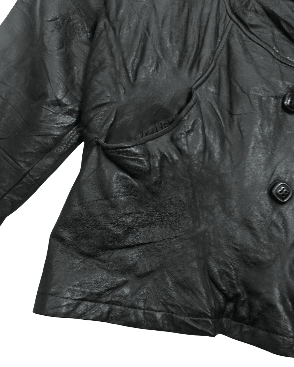 Vintage Papini Genuine Leather Jacket XL - Funkify