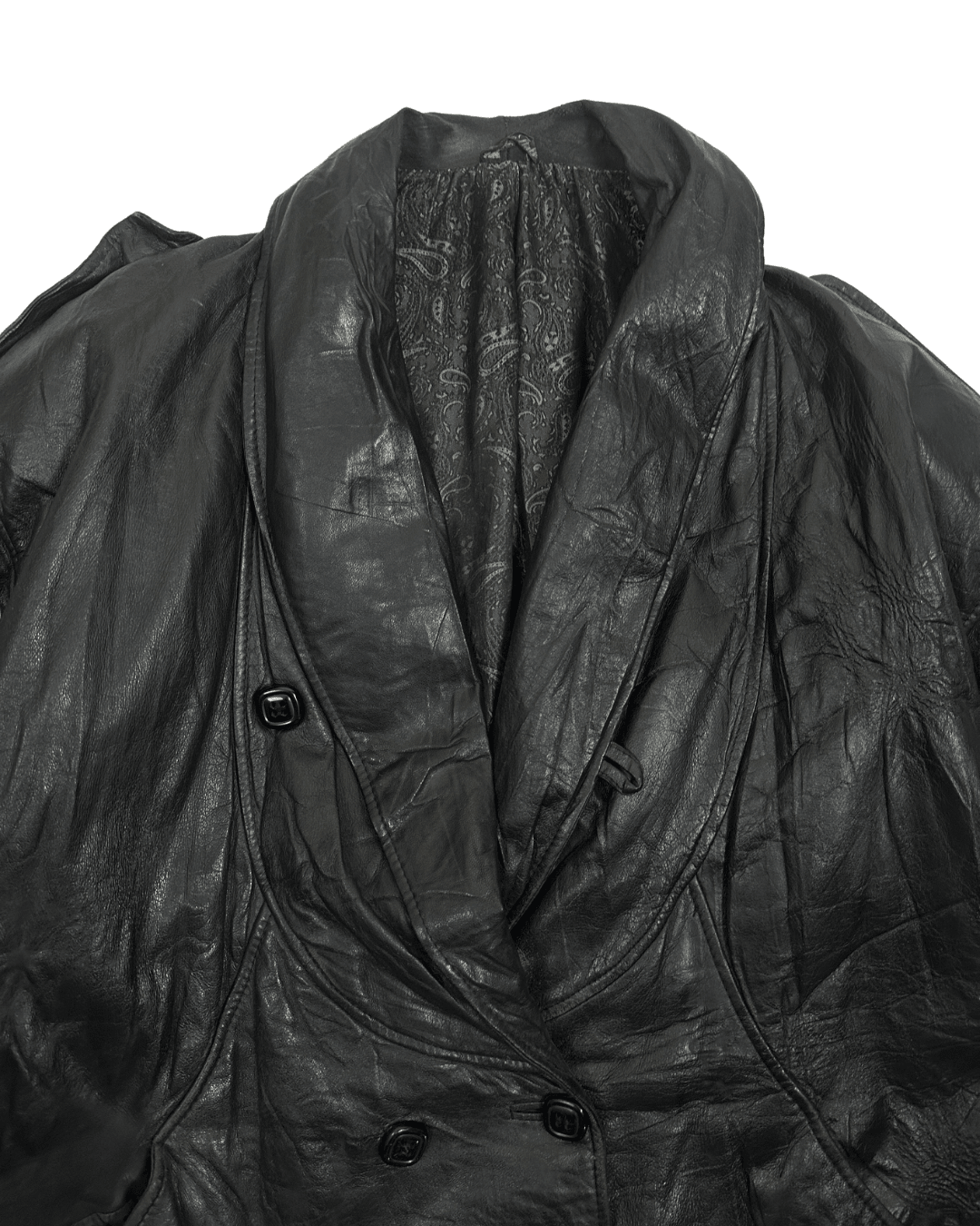 Vintage Papini Genuine Leather Jacket XL - Funkify