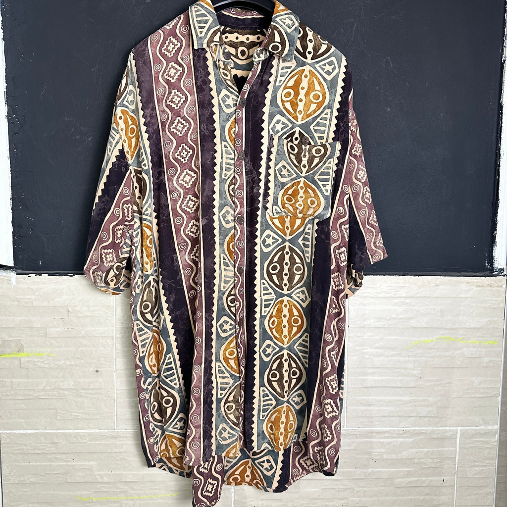 Vintage Patterned Shirt - Funkify