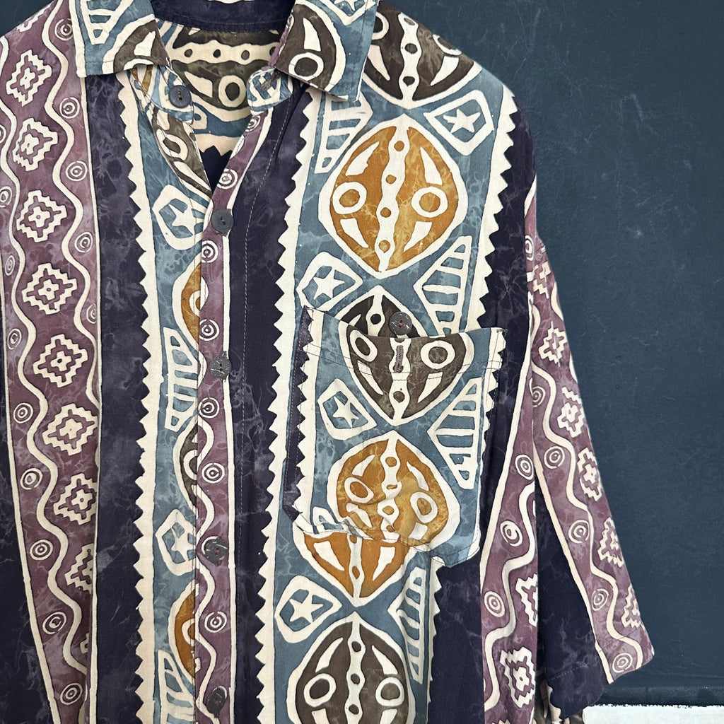 Vintage Patterned Shirt - Funkify