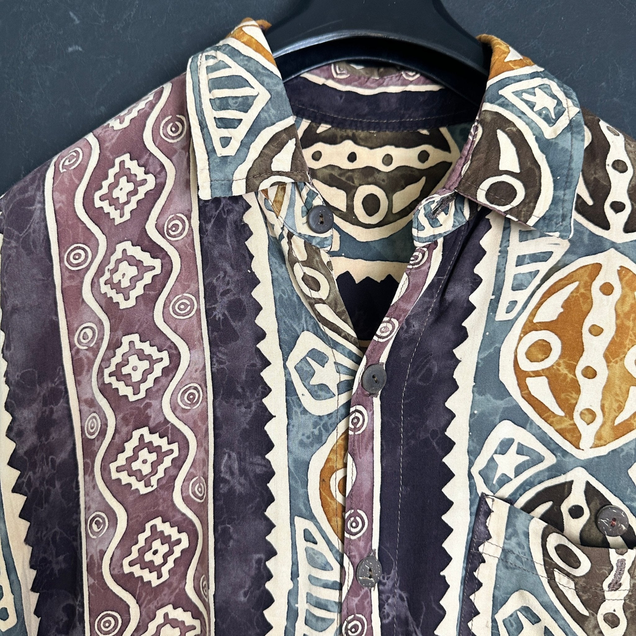 Vintage Patterned Shirt - Funkify